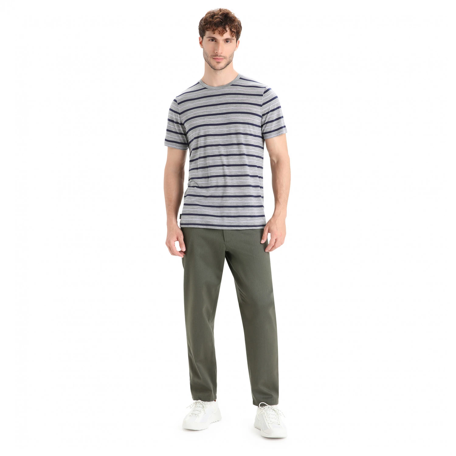 Icebreaker Wave S/S Tee Stripe - Merino Shirt 7 Icebreaker Wave S/S Tee Stripe - Merino Shirt - Image 5