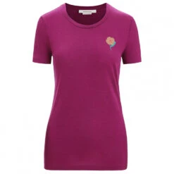 Icebreaker Women's Tech Lite II S/S Tee Springtime Flowers - Merino Shirt