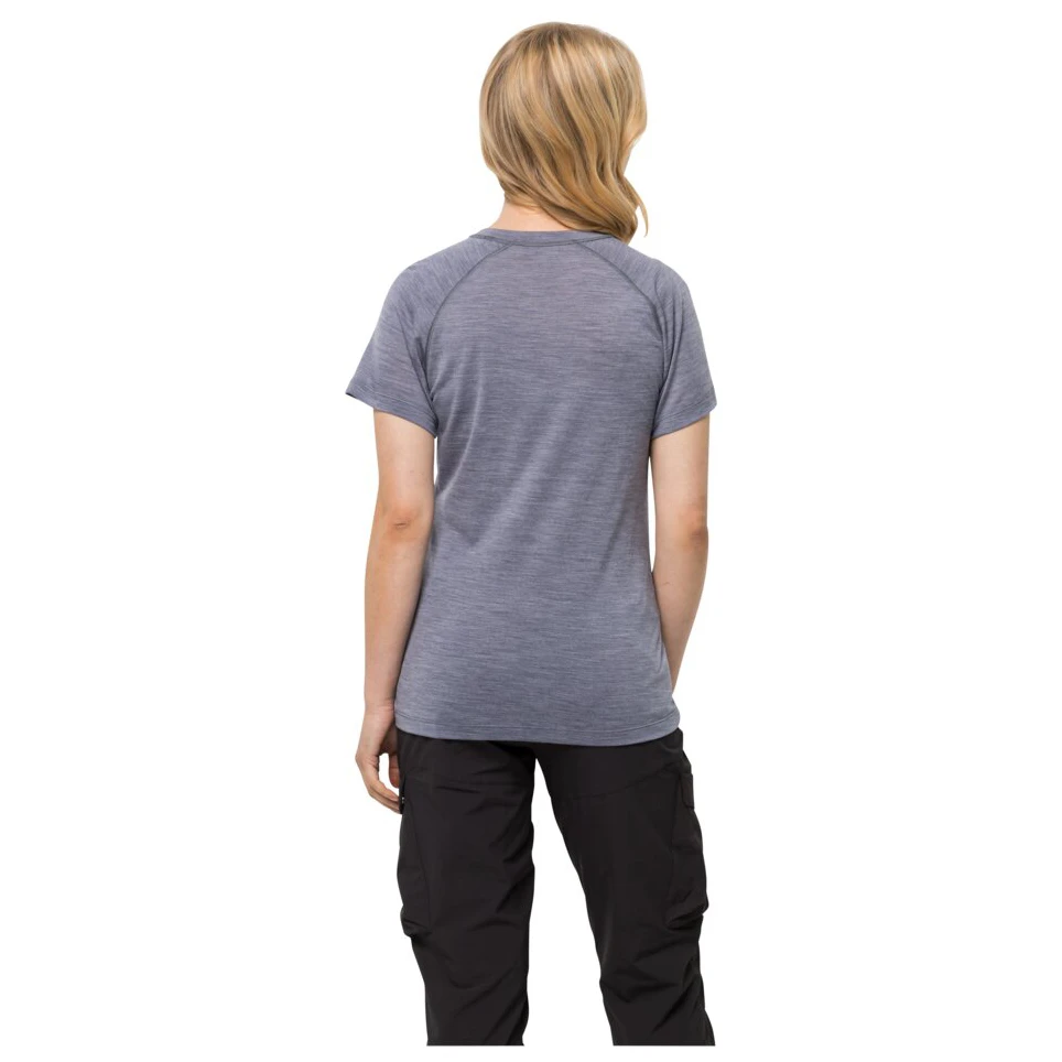 Jack Wolfskin Women's Kammweg S/S - Merino Shirt 5 Jack Wolfskin Women's Kammweg S/S - Merino Shirt - Image 3