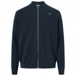 KnowledgeCotton Apparel Zig-Zag Pattern Badge - Casual Jacket