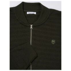 KnowledgeCotton Apparel Zig-Zag Pattern Badge - Casual Jacket -JACK Casual Shop knowledgecotton apparel zig zag pattern badge casual jacket detail 3