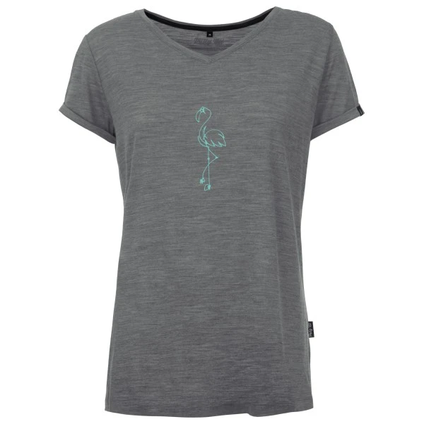 Women's Bingo Flamingo - Merino Shirt 3 Women's Bingo Flamingo - Merino Shirt